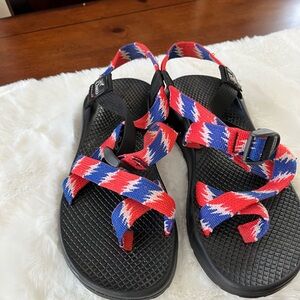 Chaco Women’s orange / blue - Sporty Outdoor Sandals